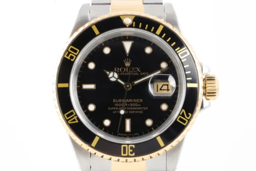 Rolex Submariner 16613 Stainless Steel & 18K Yellow Gold 40mm Men's Watch